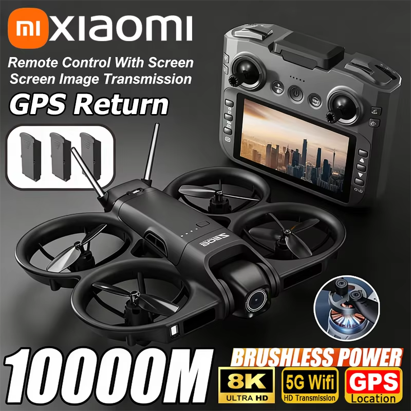 Home Security Cameras Outdoor - Xiaomi Z906 Drone 8K Aerial HD
