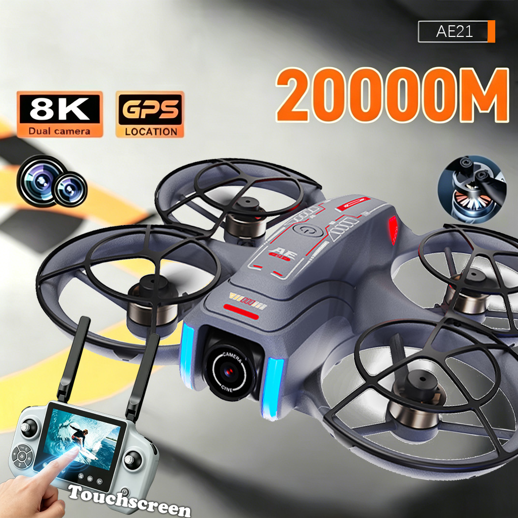 Home Security Cameras Outdoor - Upgrade AE21 Aerial Drone 8K HD