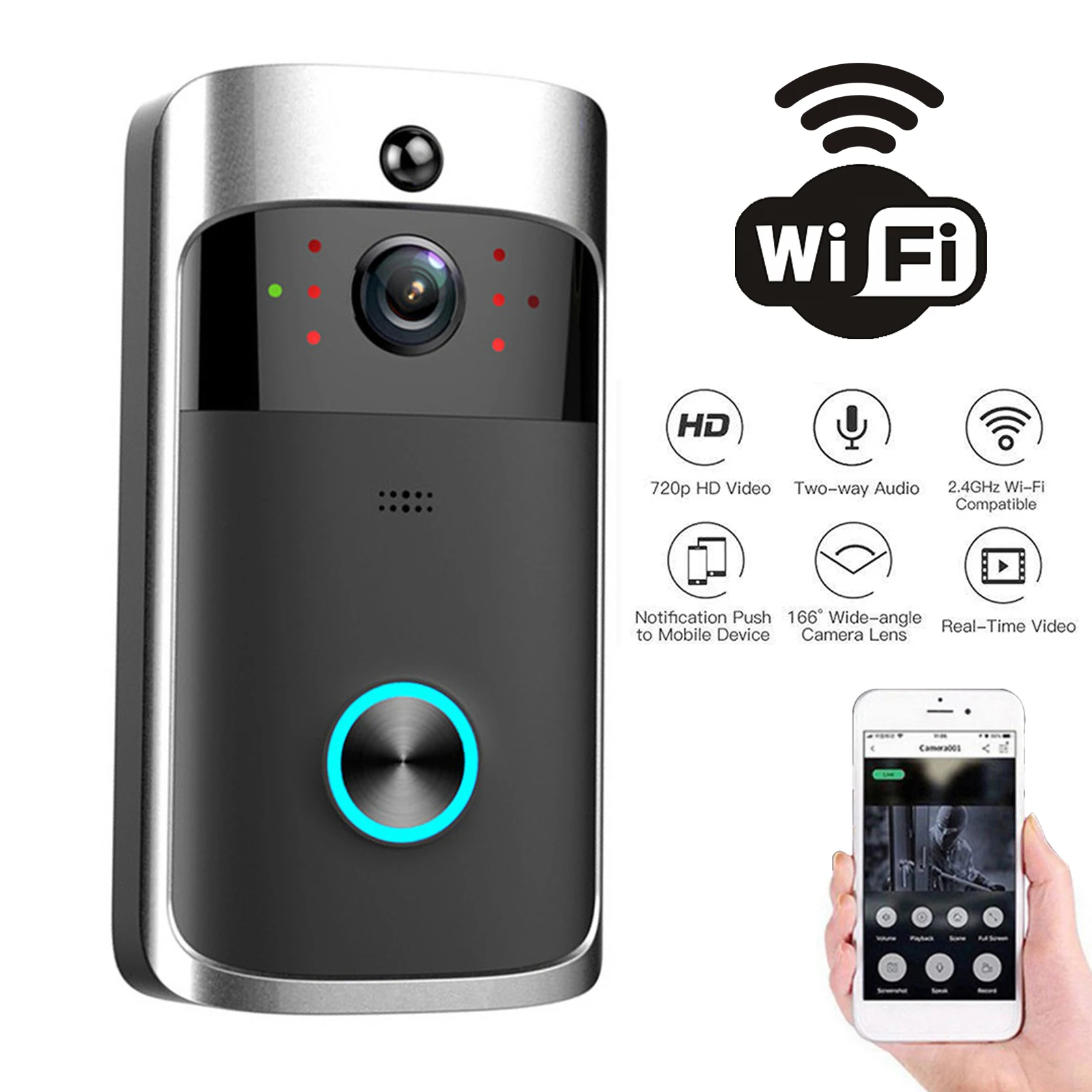 Home Security Adt - 2026 NEW V5 Video Door Bell