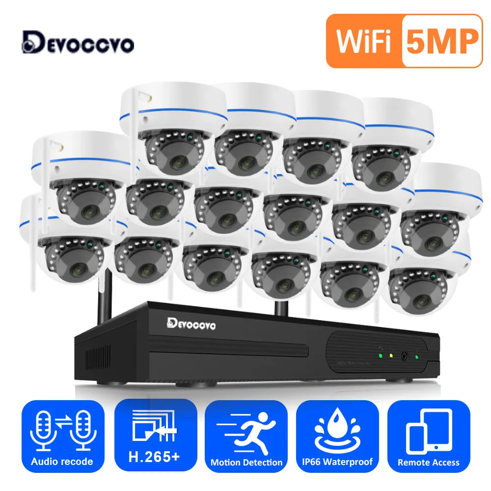 Home Security Cameras Wireless - 5MP Wifi IP Camera Security System