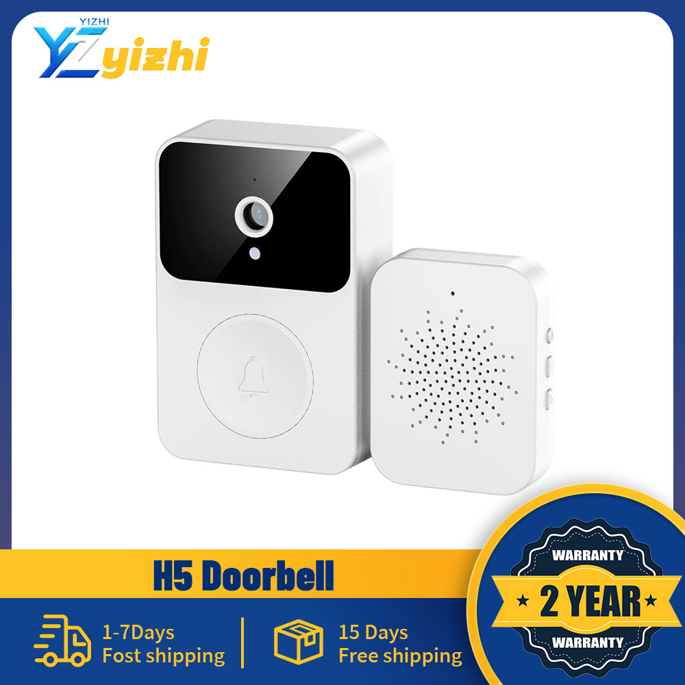 Home Security Adt - H5 Wireless Smart Video Doorbell 2.4G