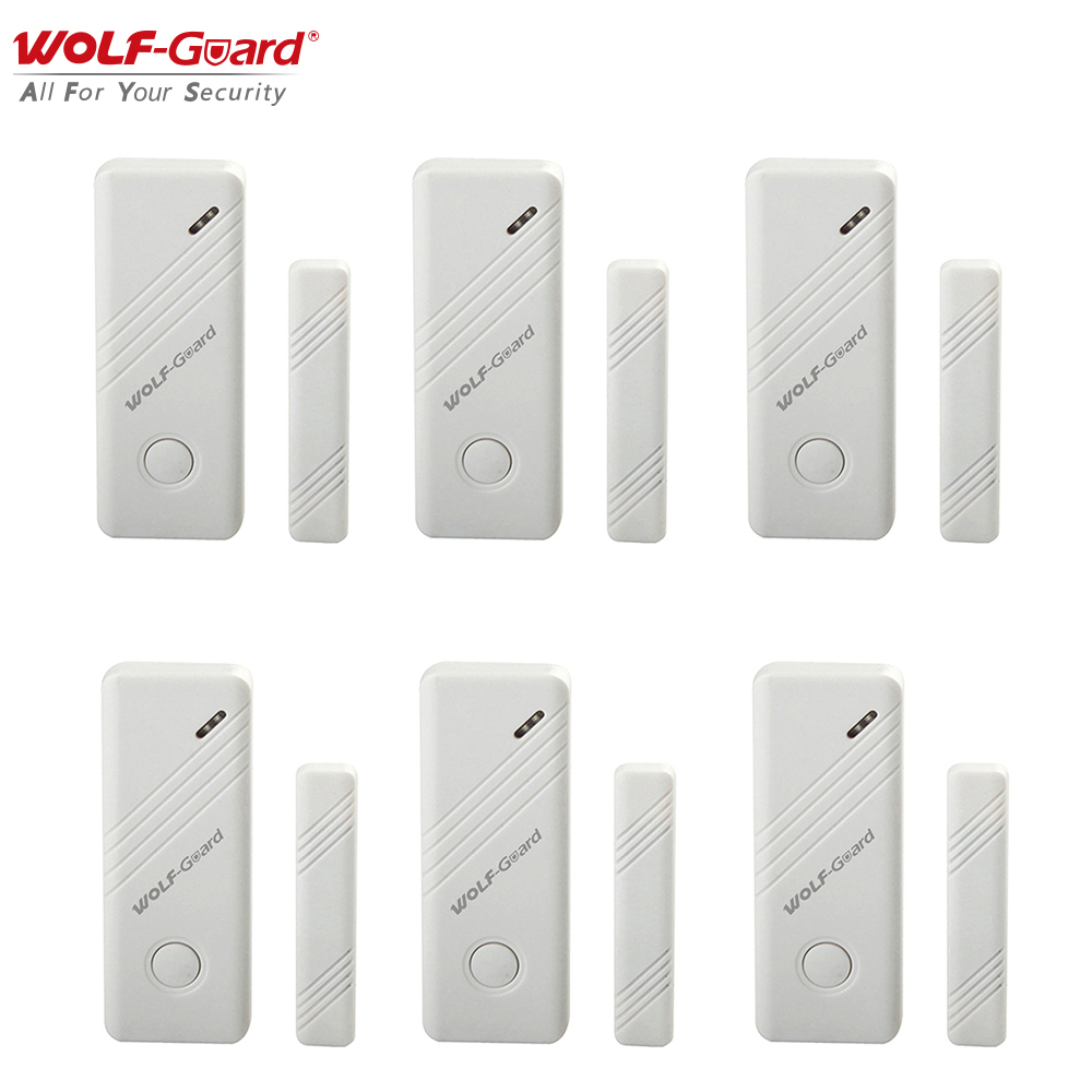 Home Security Adt - 6 x Wolf-Guard Wireless Contact Door