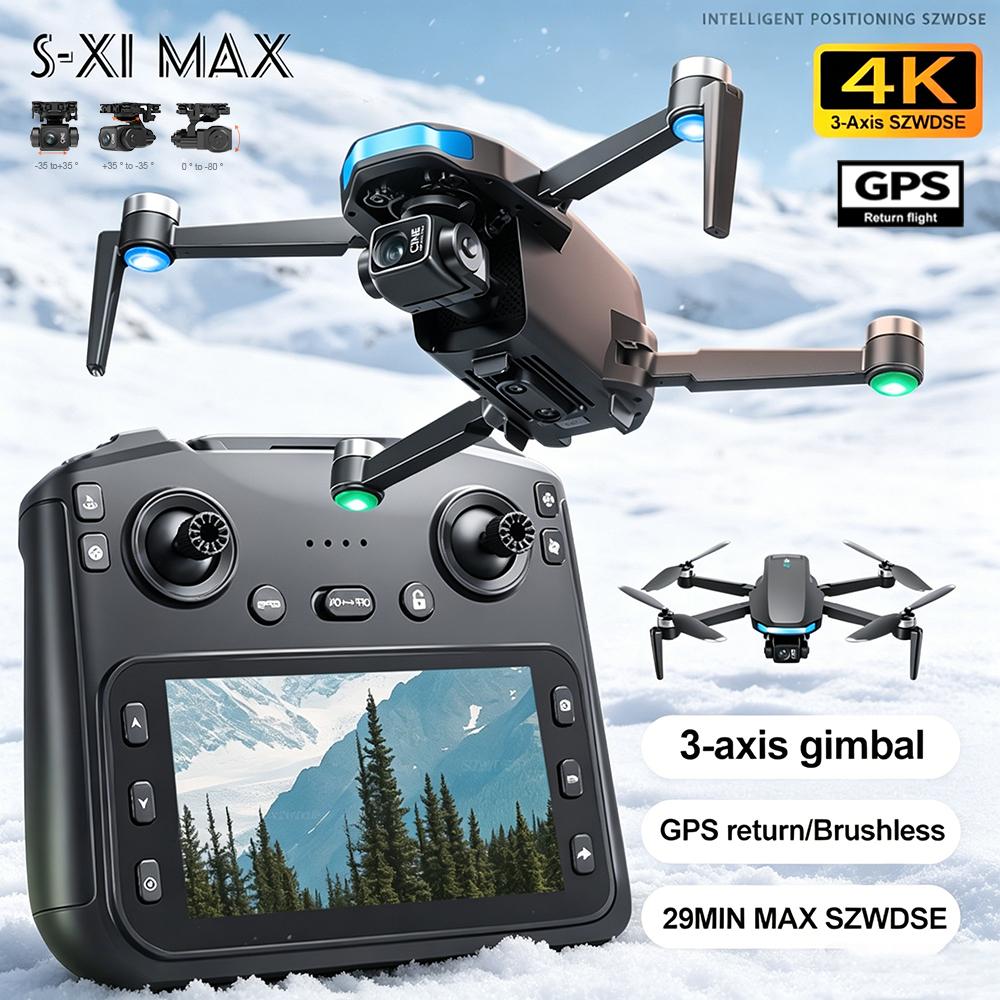 Home Security Cameras Outdoor - New S-X1 MAX Drone GPS 8K