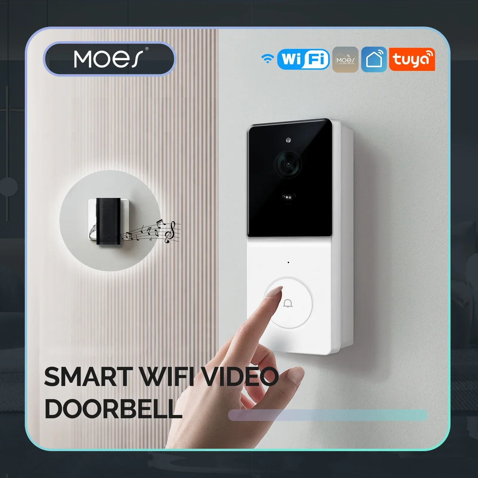 Home Security Adt - MOES Tuya Smart WiFi Video Doorbell