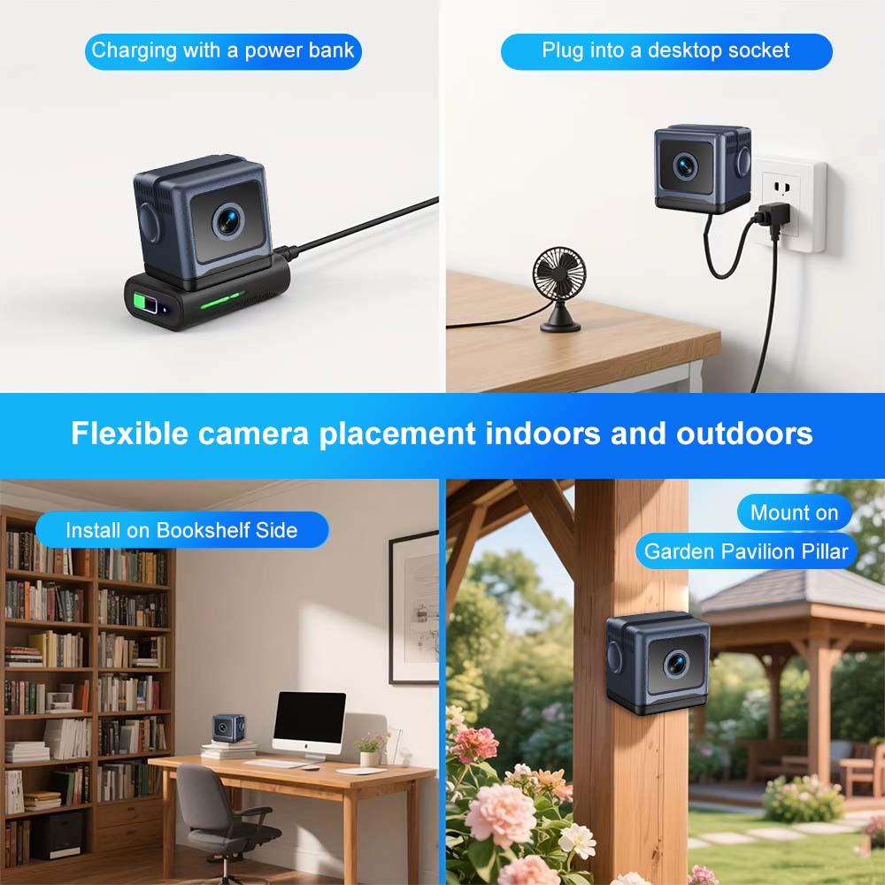 1080p HD Wireless Security Cam - Home Security Cameras Wireless reseña y precio