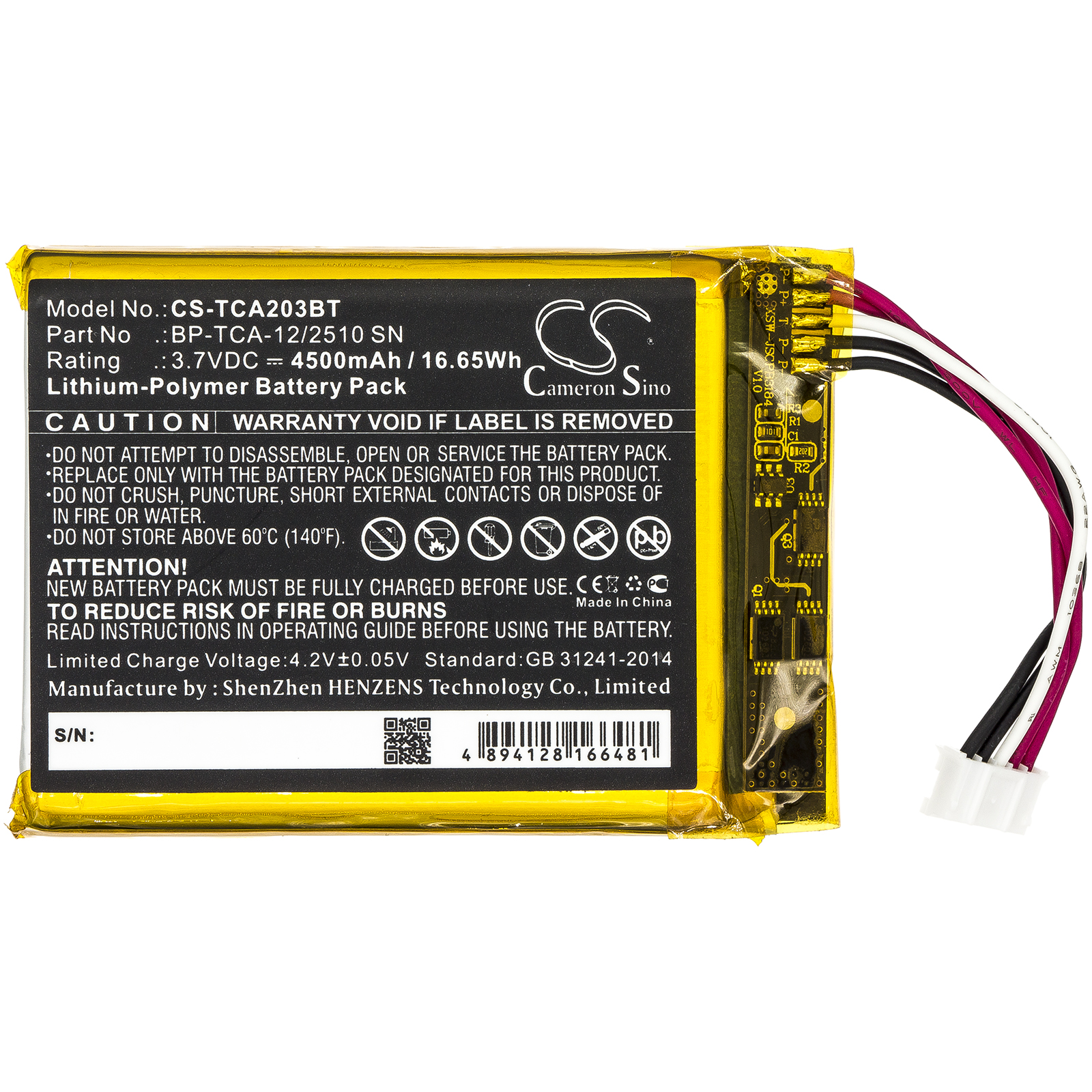 3.7V 4500mAh Alarm System Batt - Home Security Systems Xfinity reseña y precio