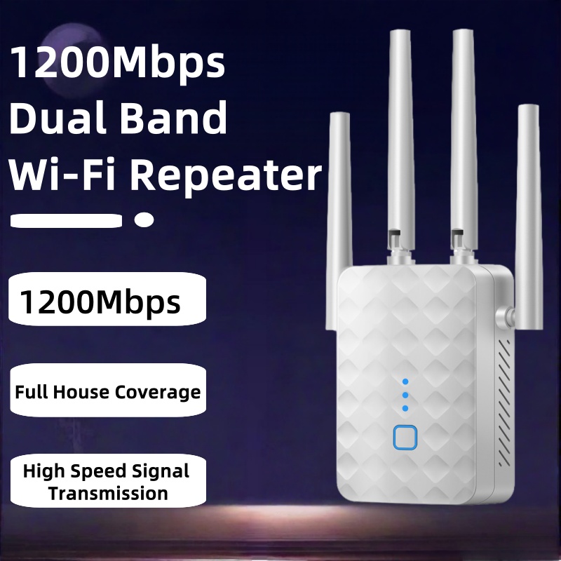 1200Mbps Dual Band WiFi Repeat - Home Security Network reseña y precio