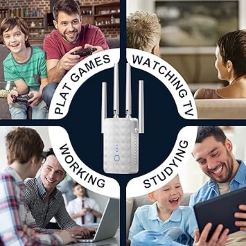 1200Mbps Dual Band WiFi Repeat - Home Security Network reseña y precio