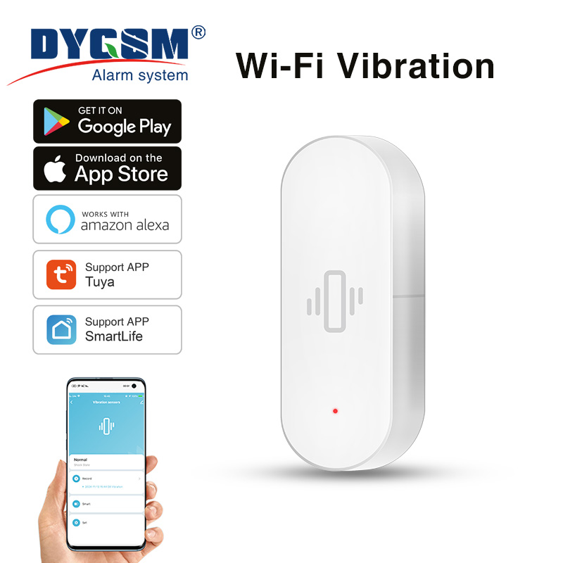 Tuya WiFi Vibration Sensor, Se - Home Security Alexa reseña y precio