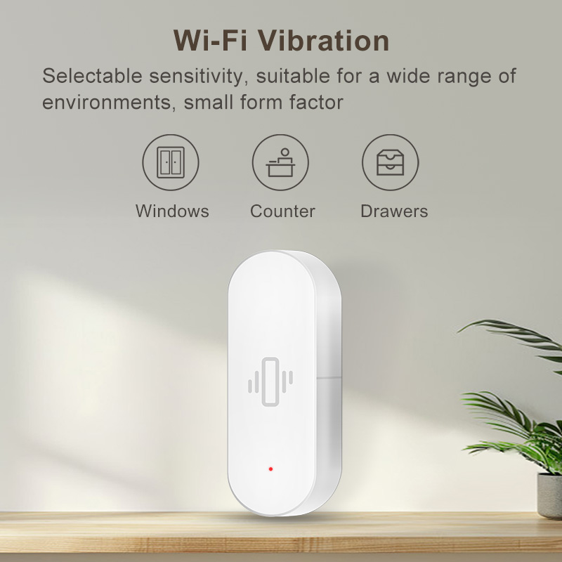 Tuya WiFi Vibration Sensor, Se - Home Security Alexa reseña y precio