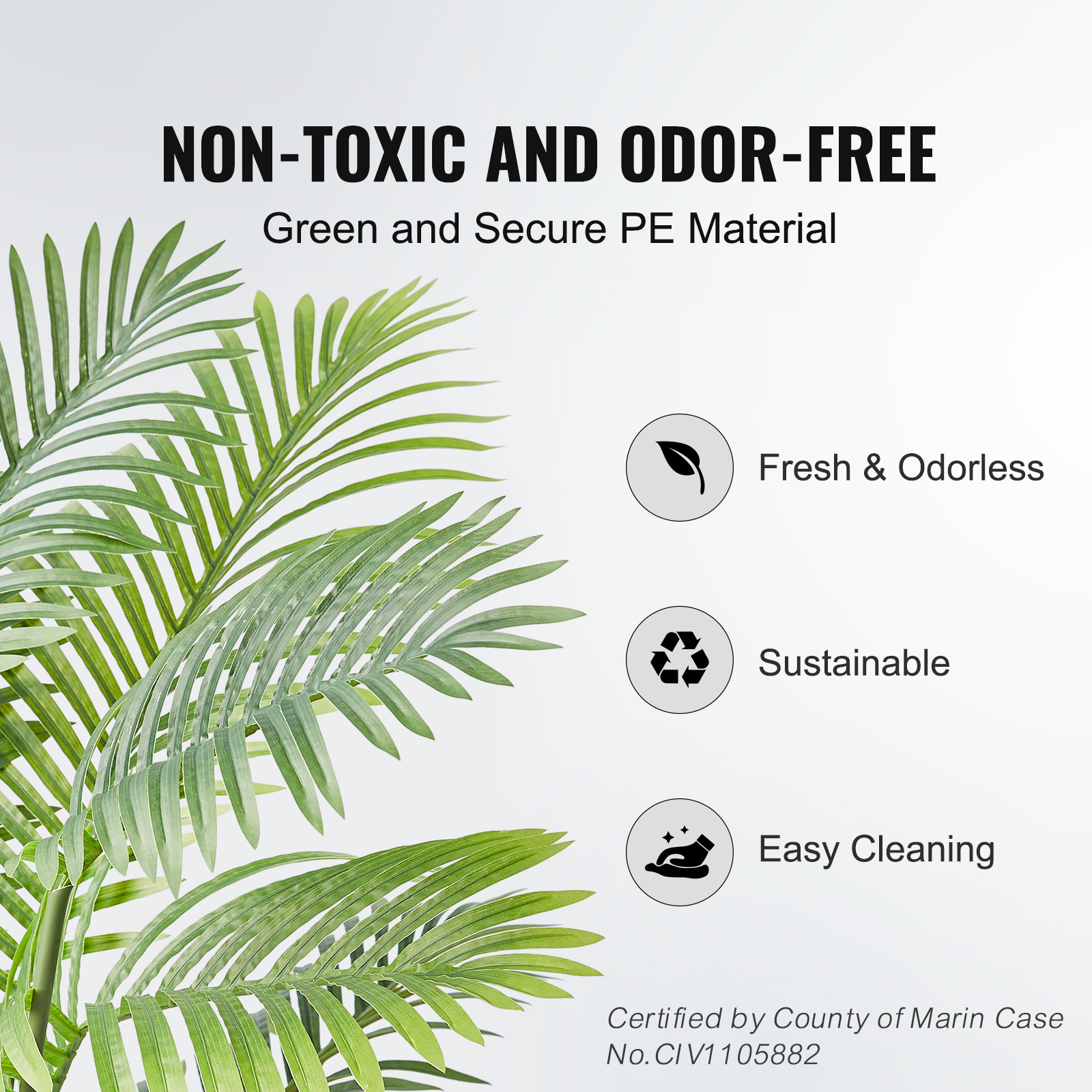 VEVOR Artificial Palm Tree, 4  - Home Security Tips reseña y precio