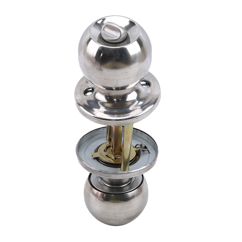 Round Ball Privacy Door Knob B - Home Security Adt reseña y precio