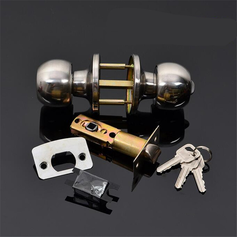 Round Ball Privacy Door Knob B - Home Security Adt reseña y precio