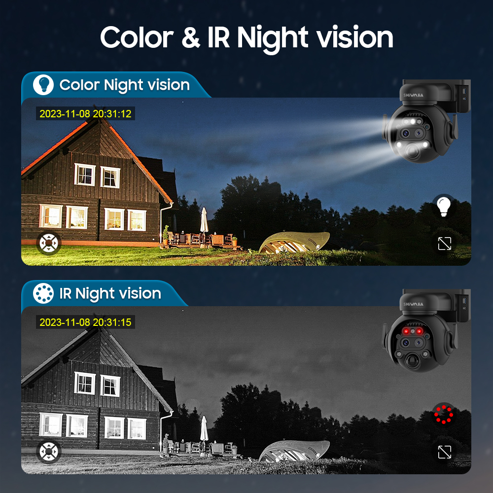 SHIWOJIA 12X Zoom 4G LTE Solar - Home Security Cameras Wireless reseña y precio