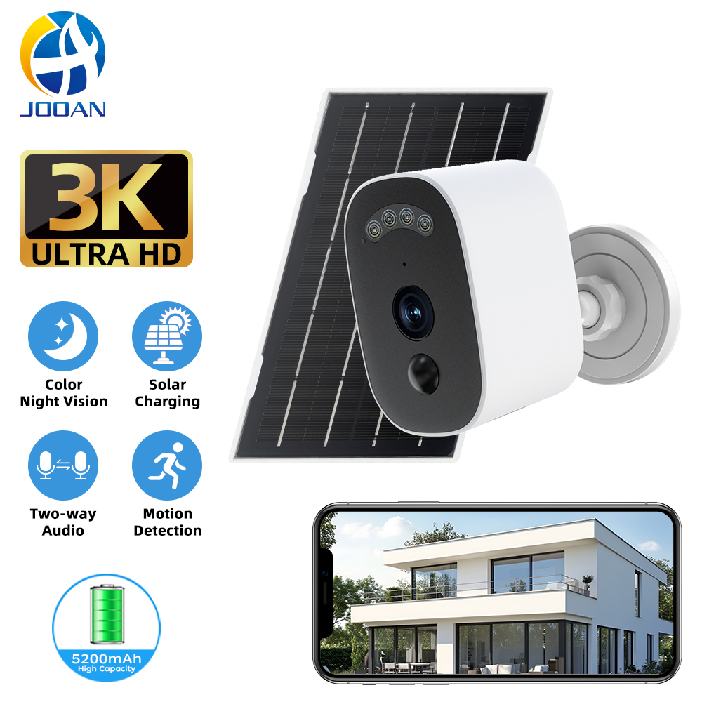 Jooan 3K HD Solar Security Cam - Home Security Adt reseña y precio