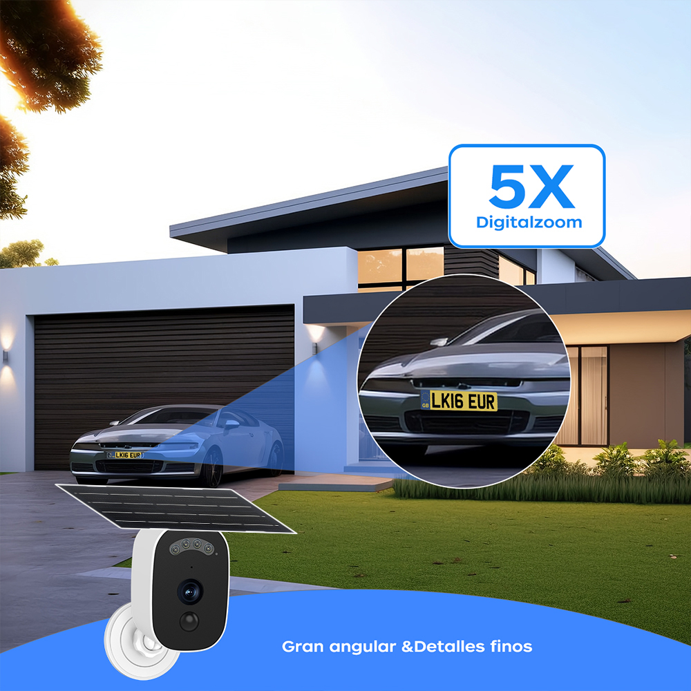 Jooan 3K HD Solar Security Cam - Home Security Adt reseña y precio