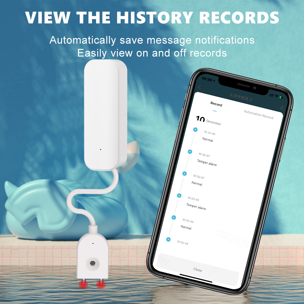 WiFi/Zigbee Water Sensor Tuya  - Home Security Network reseña y precio