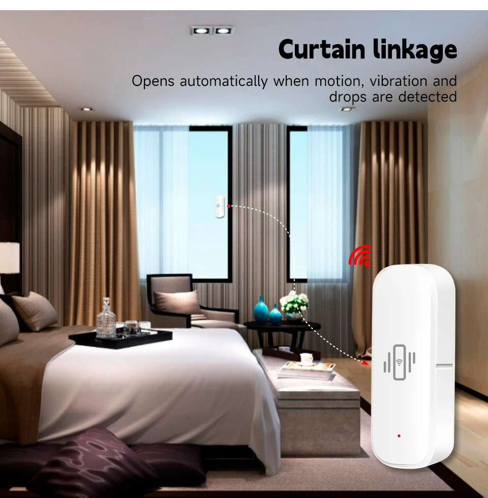 Tuya Smart WiFi Vibration Sens - Home Security Alexa reseña y precio