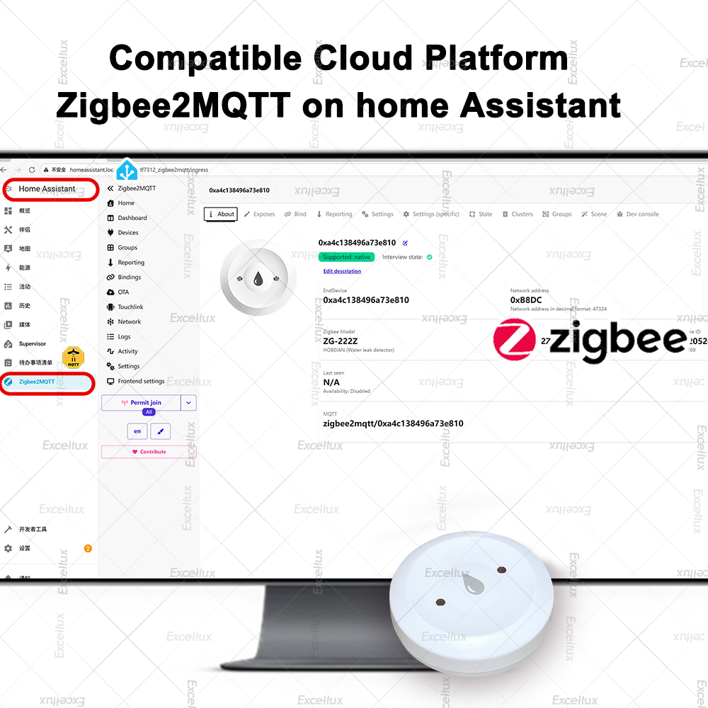 Zigbee Water Detector Leakage  - Home Security Alexa reseña y precio