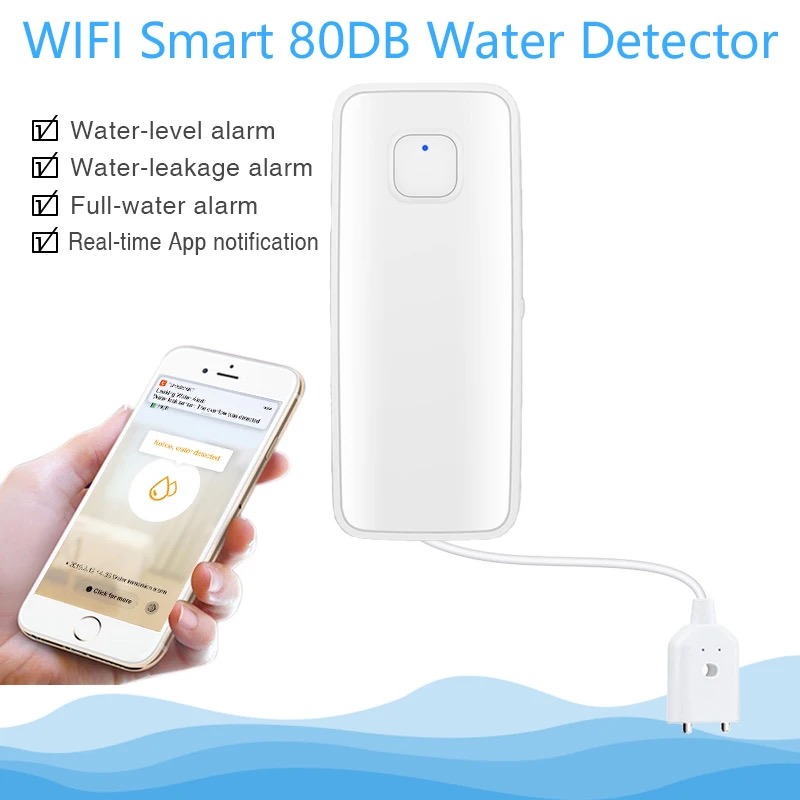 Tuya WiFi Smart Water Leak Sen - Home Security Network reseña y precio