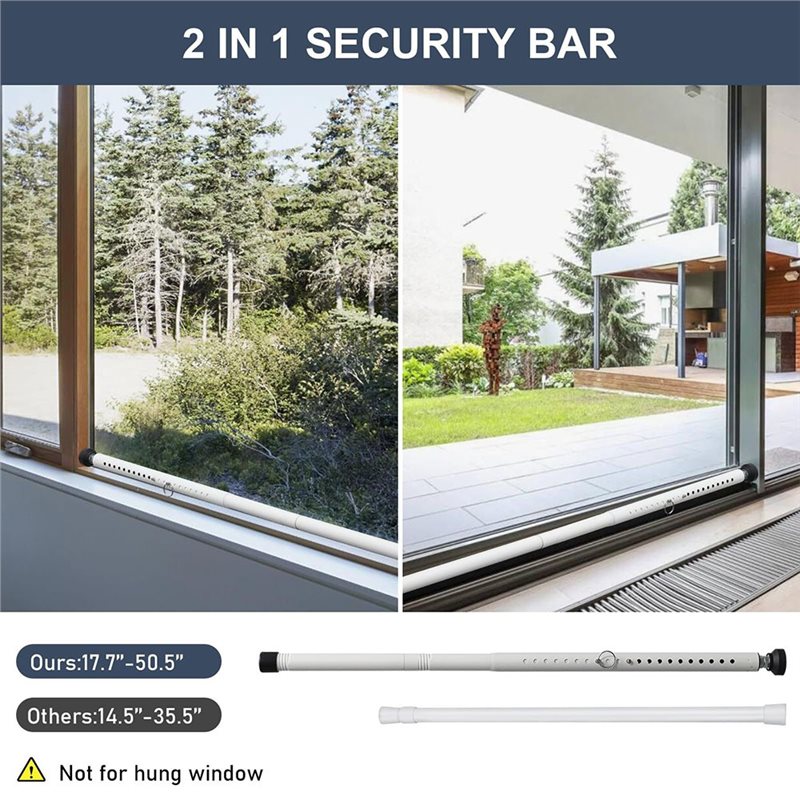 For Window Safety Bar With Rub - Home Security Tips reseña y precio