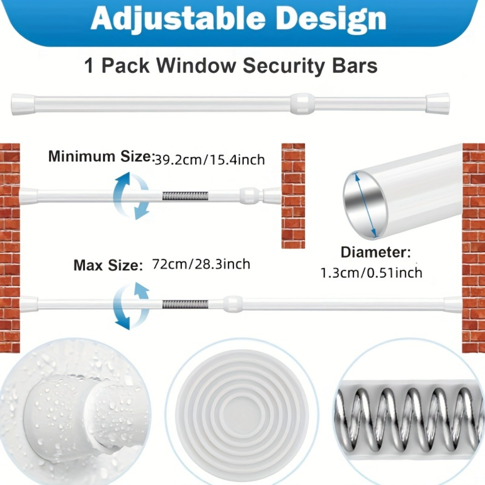 Adjustable Metal Window & Door - Home Security Tips reseña y precio