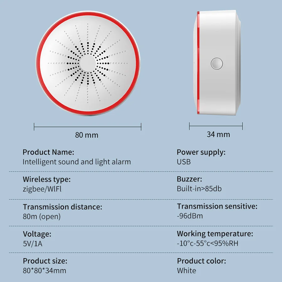 Tuya WiFi ZigBee Smart Alarm S - Home Security Ultimate reseña y precio