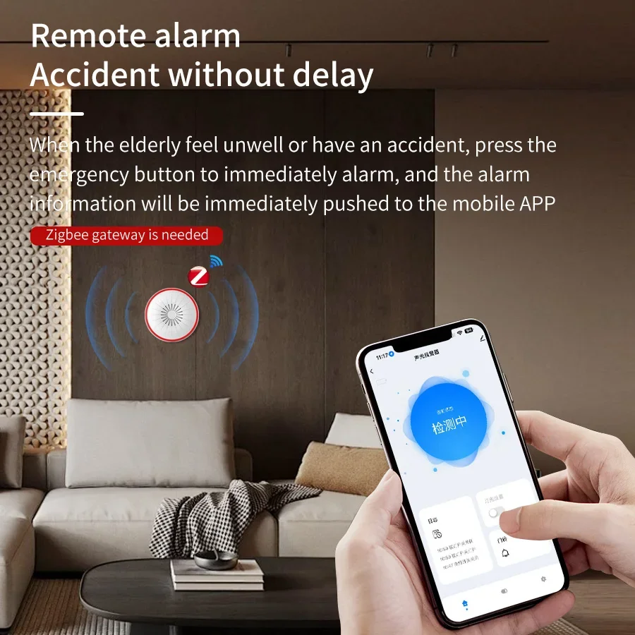 Tuya ZigBee Smart Siren 85DB W - Home Security Alexa reseña y precio