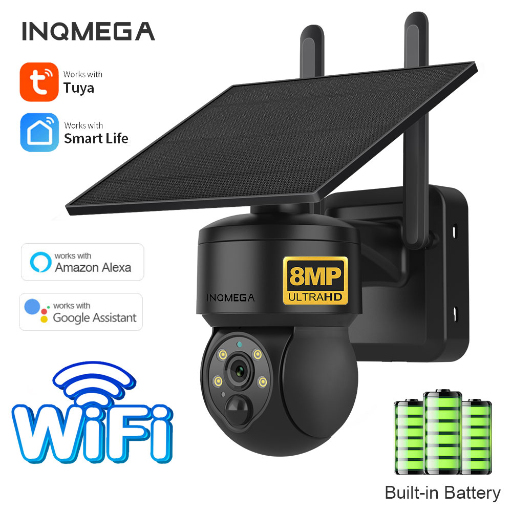 INQMEGA 8MP TUYA Solar Camera  - Home Security Network reseña y precio