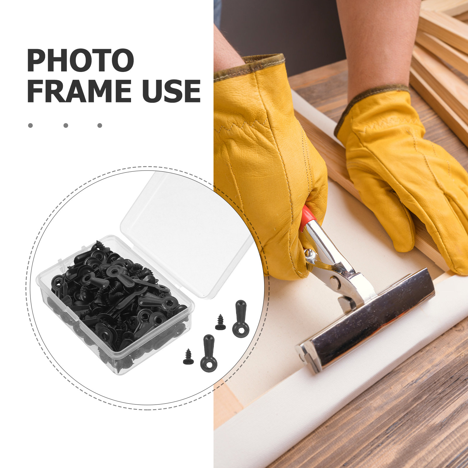 160Pcs Frame Backing Hardware  - Home Security Project reseña y precio