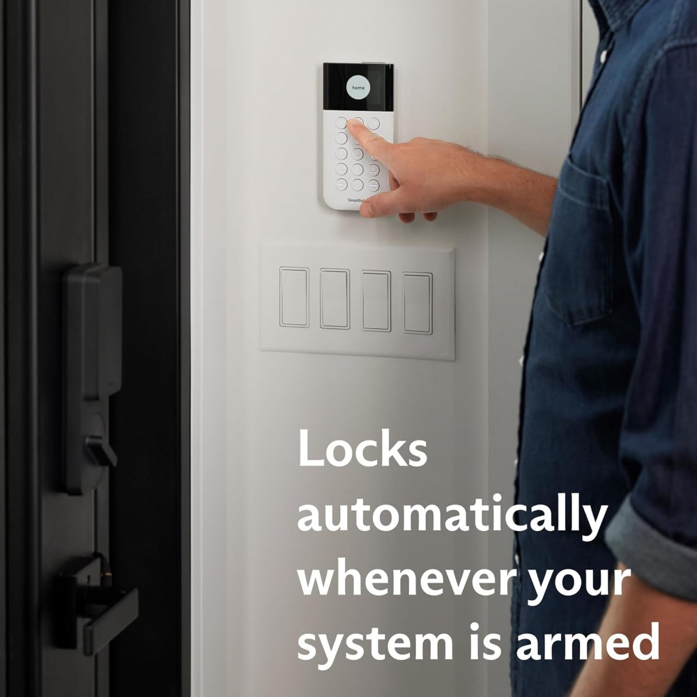 Smart Lock Series 2 (White) fo - Home Security Simplisafe reseña y precio