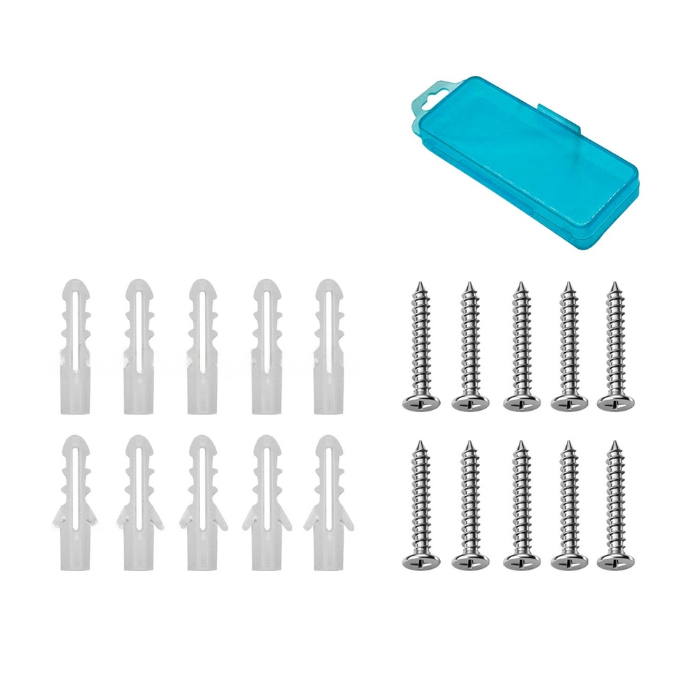 20PCS Plastic Expansion Tube S - Home Security Project reseña y precio