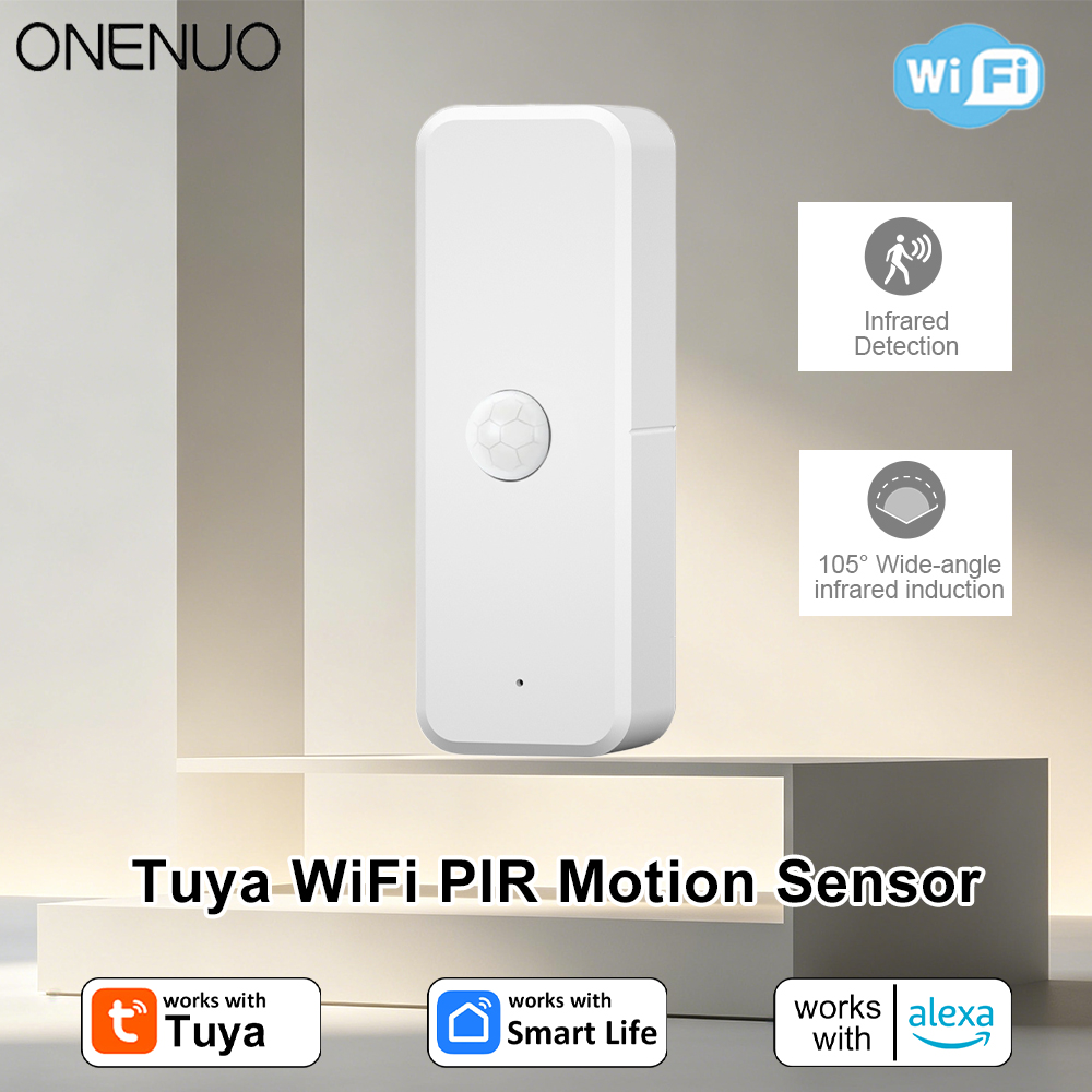 New Tuya WiFi PIR Motion Detec - Home Security Alexa reseña y precio