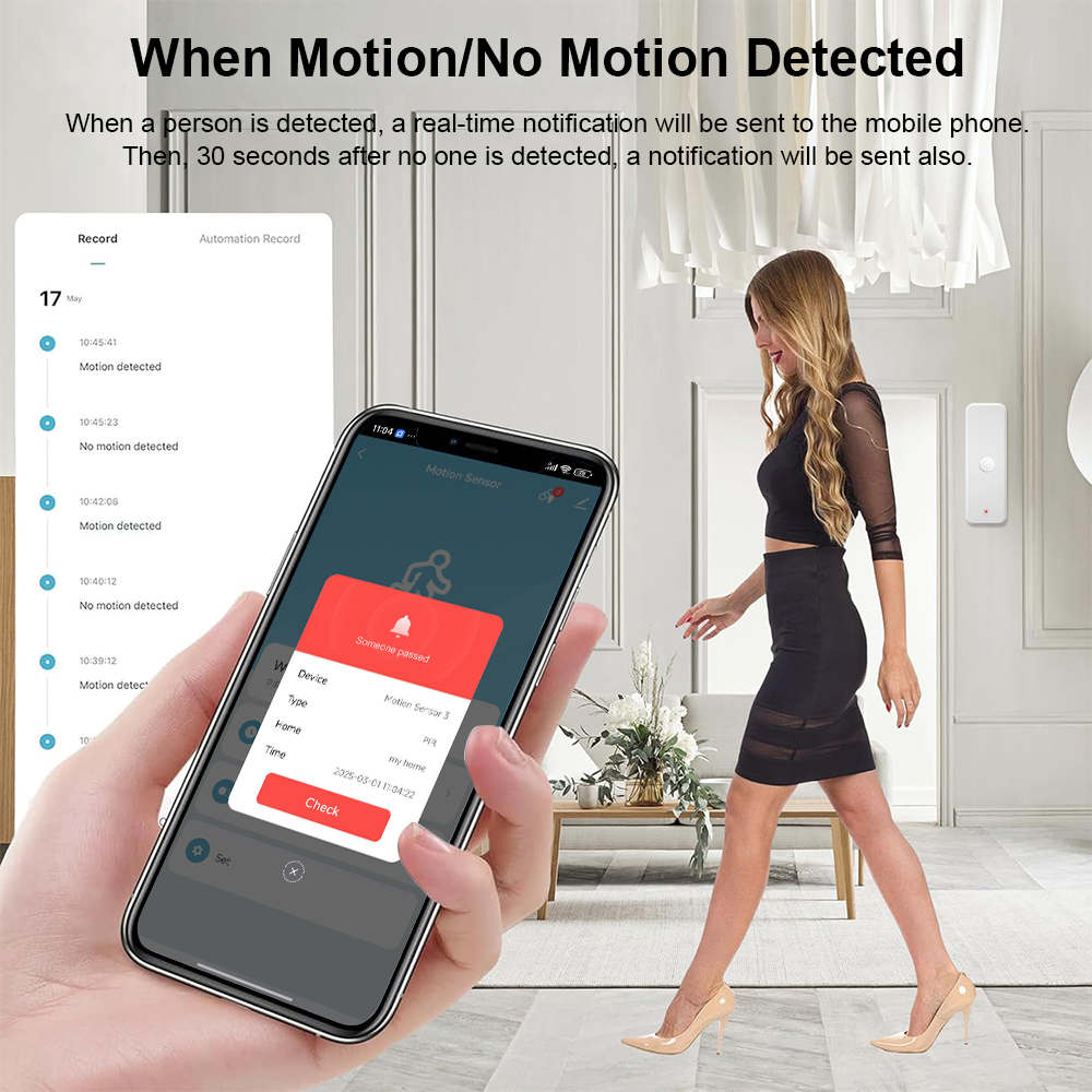 New Tuya WiFi PIR Motion Detec - Home Security Alexa reseña y precio