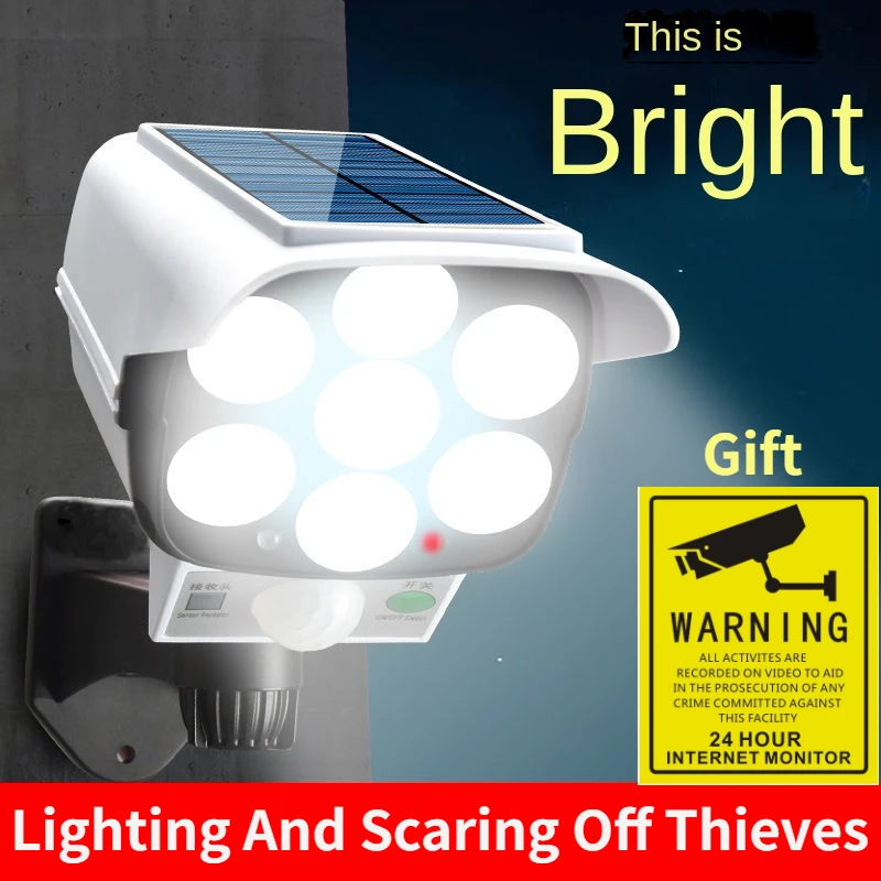 Outdoor Solar Light Motion Sen - Home Security Adt reseña y precio
