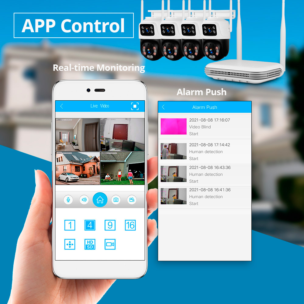KERUI Waterproof 6MP HD Wirele - Home Security Adt reseña y precio