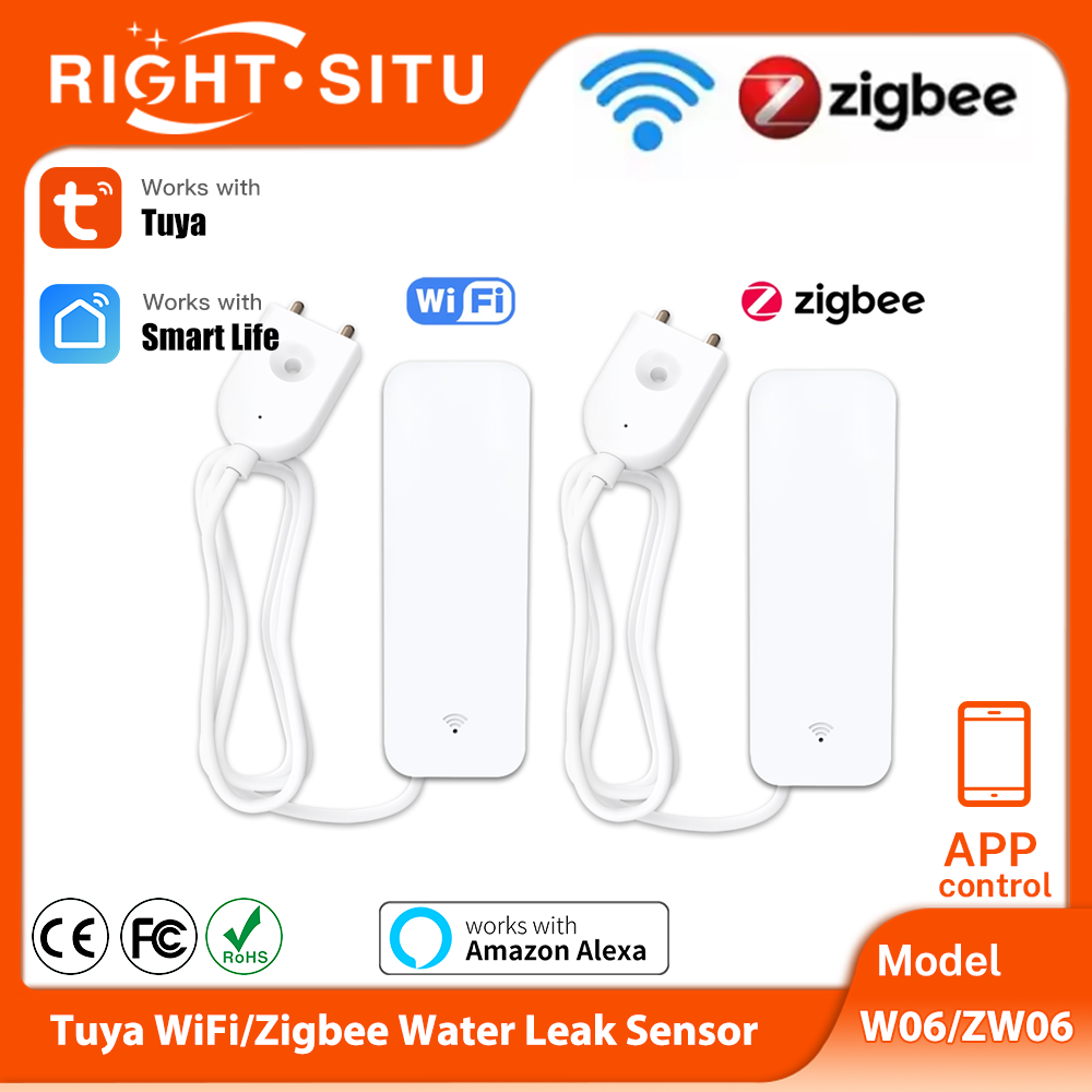 Tuya WiFi Zigbee Water Sensor  - Home Security Alexa reseña y precio