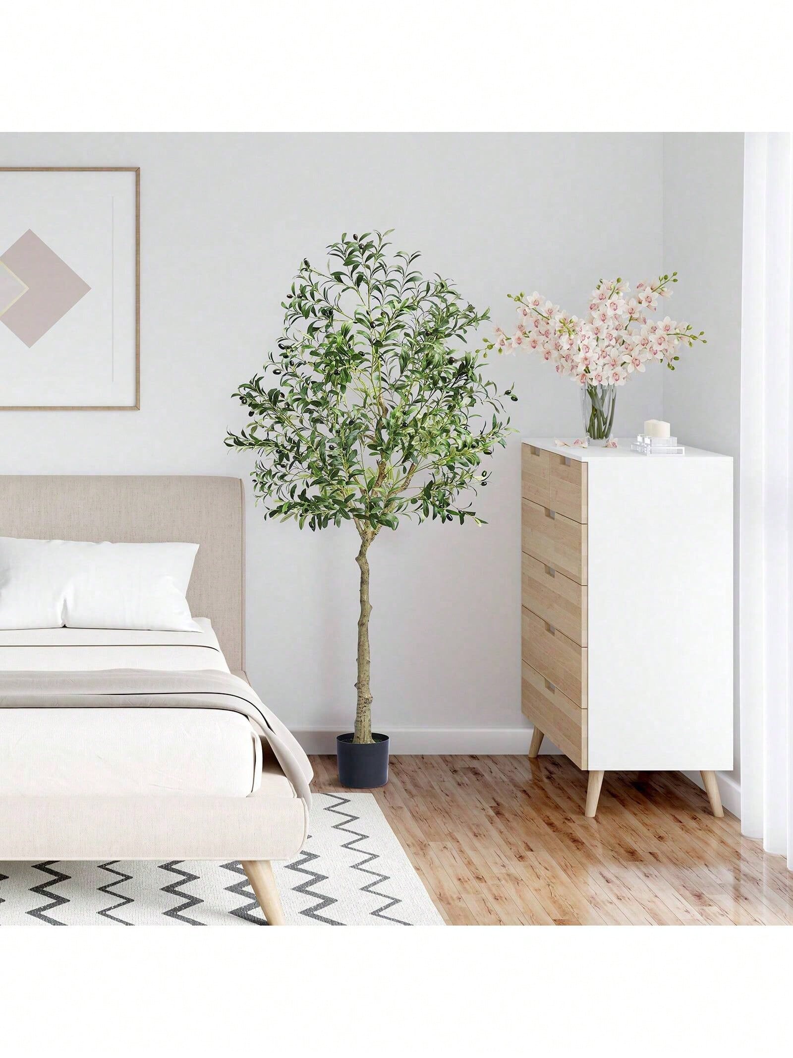 Artificial Olive Tree, 5ft & 6 - Home Security Tips reseña y precio