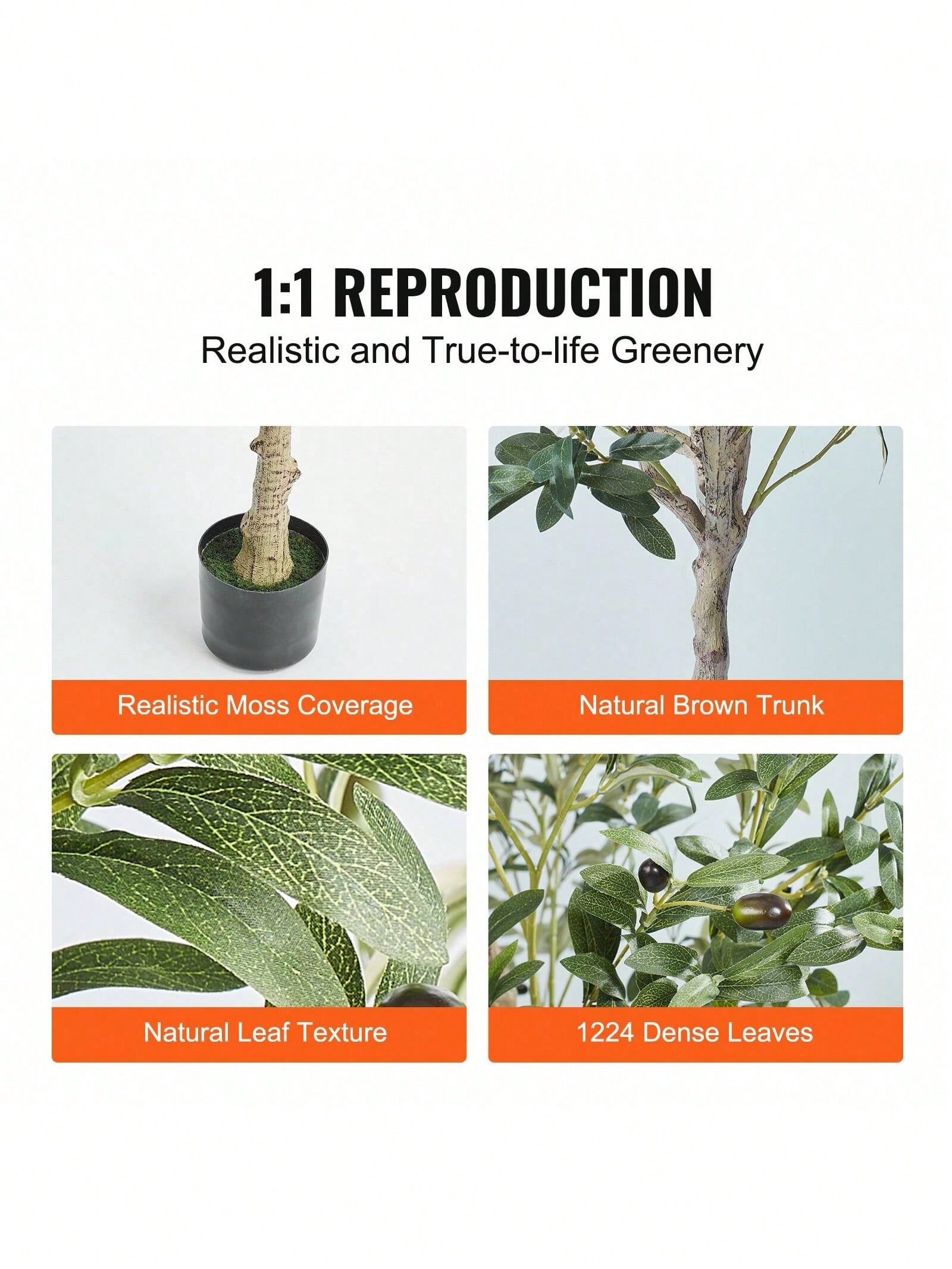 Artificial Olive Tree, 5ft & 6 - Home Security Tips reseña y precio