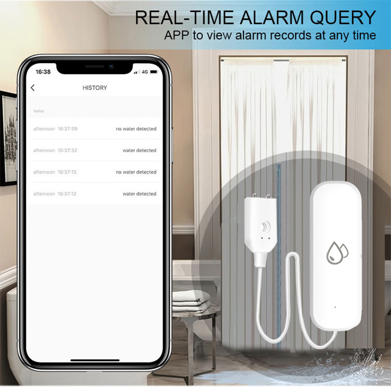 Tuya WiFi Water Leakage Alarm  - Home Security Alexa reseña y precio