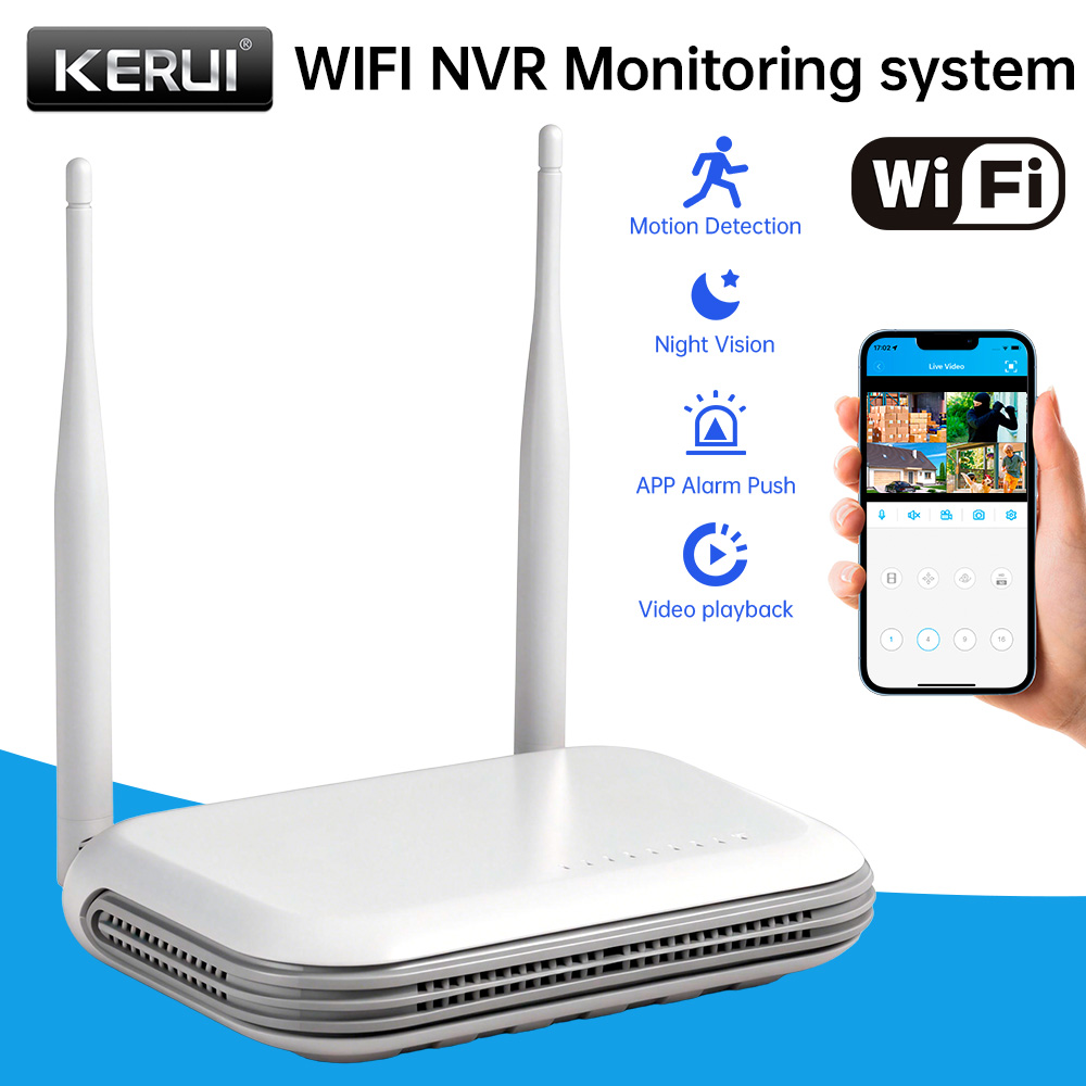KERUI Mini Network WIFI 8CH NV - Home Security Adt reseña y precio