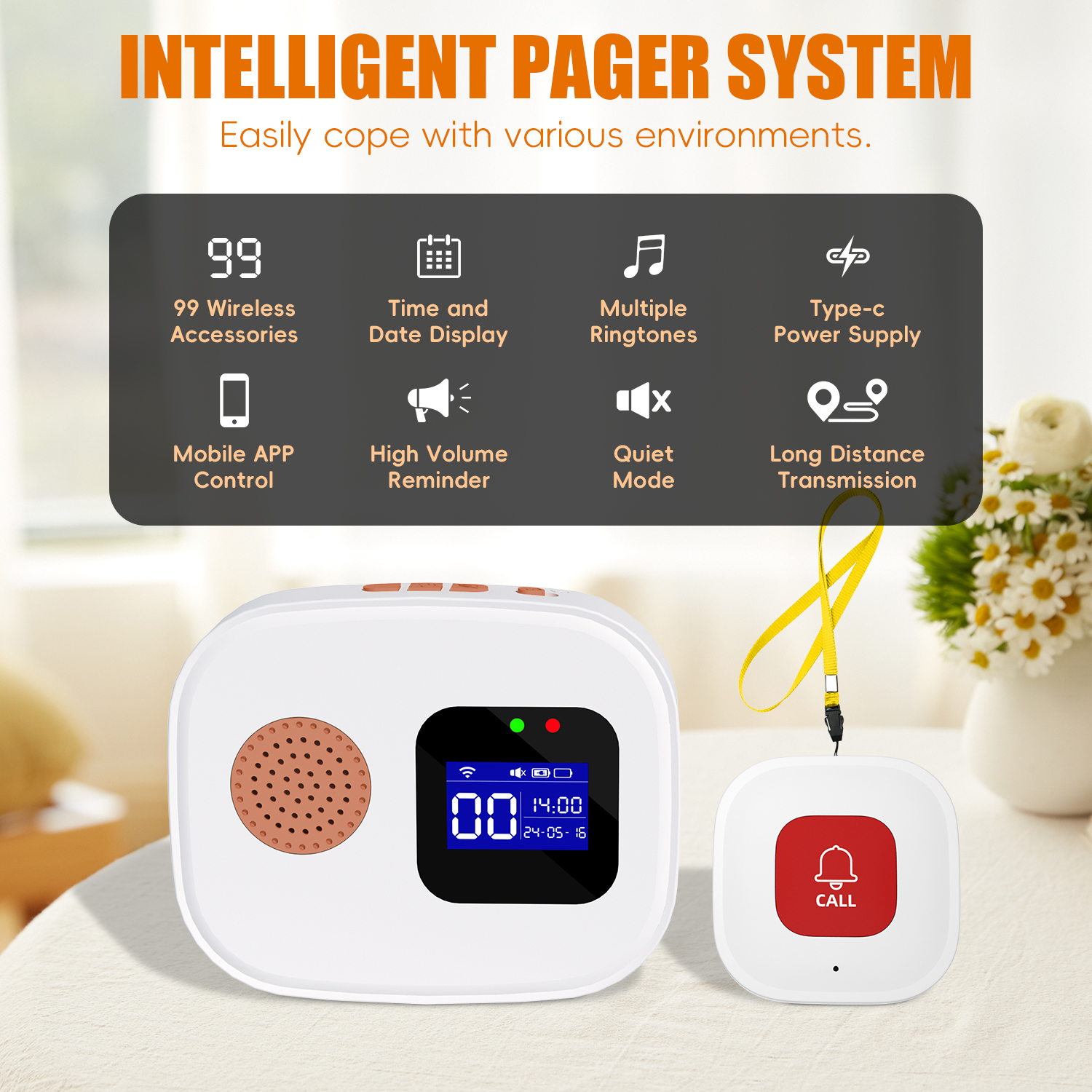 Emergency Call Button for Seni - Home Security Network reseña y precio