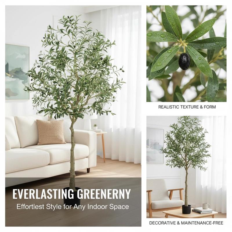 Synthetic Olive Shrub 72 Inch  - Home Security Tips reseña y precio