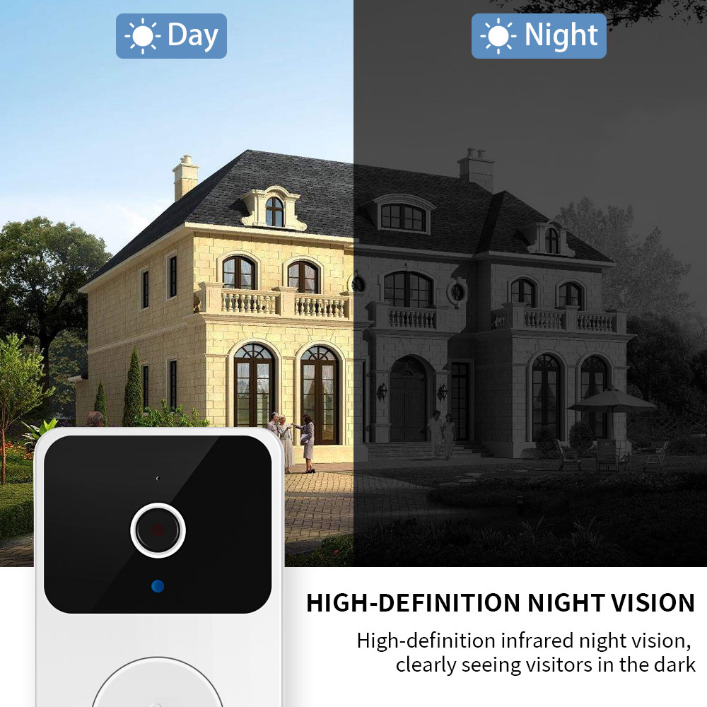 M8 Wireless Smart Video Doorbe - Home Security Adt reseña y precio