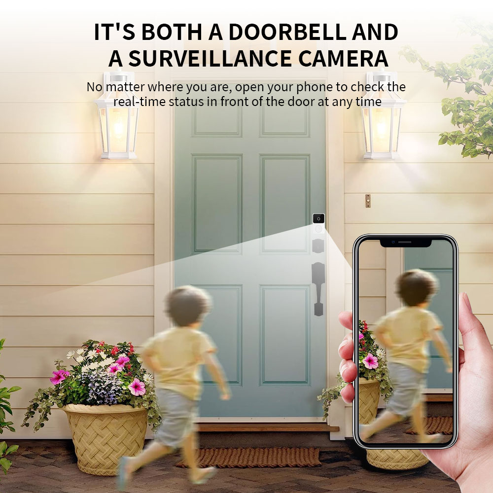 M8 Wireless Smart Video Doorbe - Home Security Adt reseña y precio