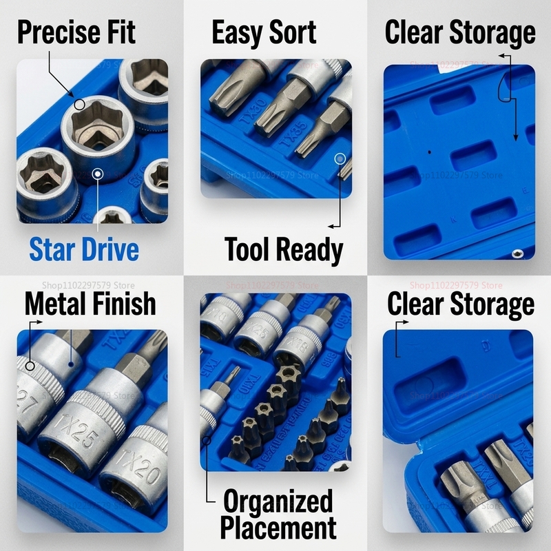 34Pcs High-Quality Star Socket - Home Security Project reseña y precio