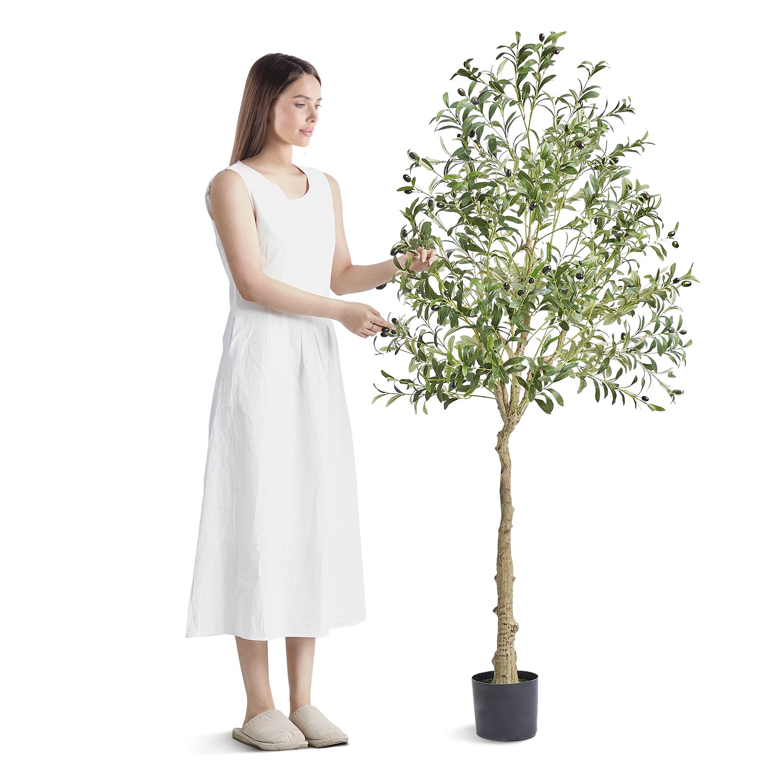 Artificial Olive Tree, 6 FT Ta - Home Security Tips reseña y precio