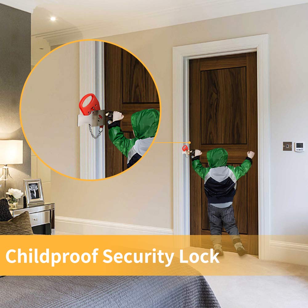 KAK Portable Door Lock Keyless - Home Security Adt reseña y precio