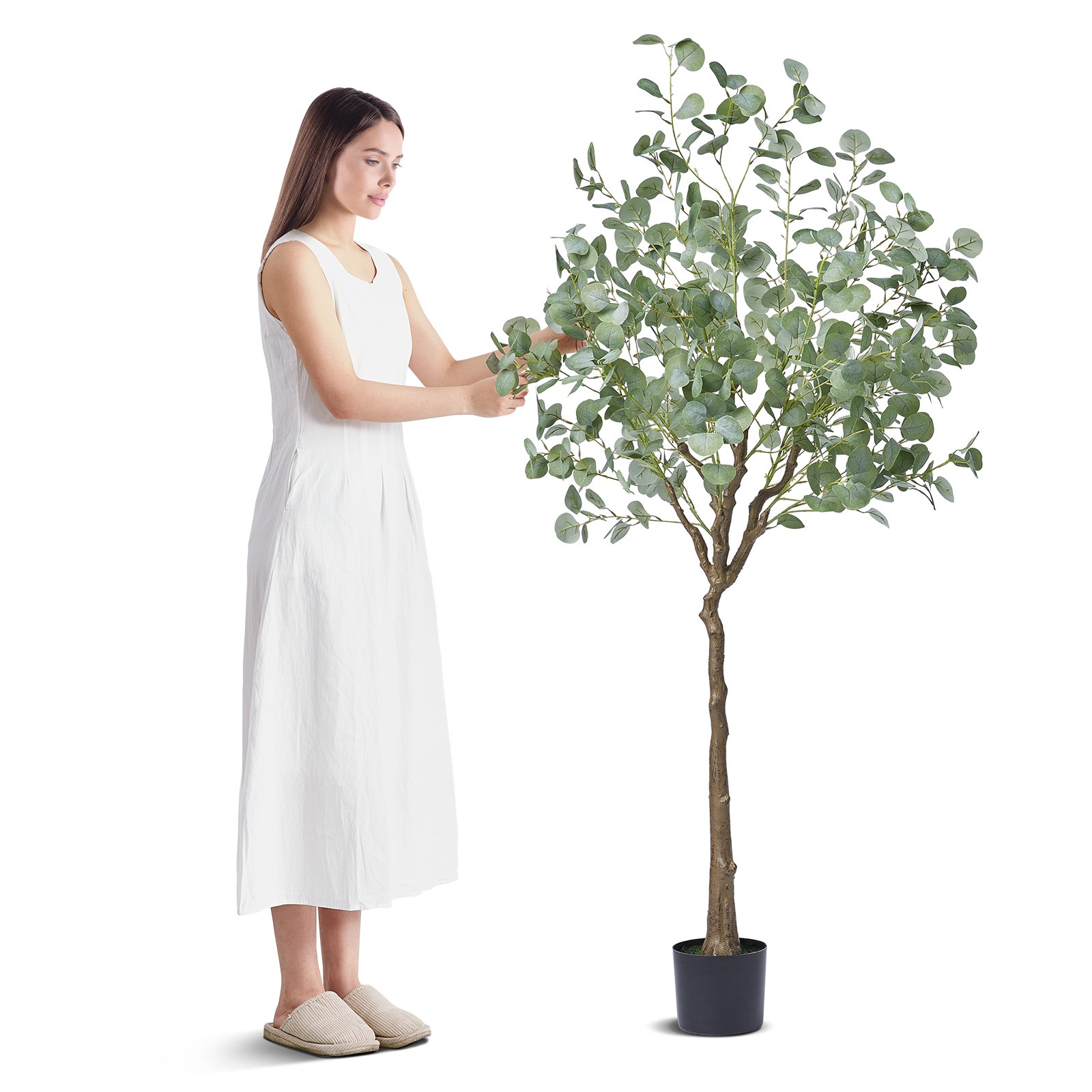 Artificial Eucalyptus Tree, 6  - Home Security Tips reseña y precio