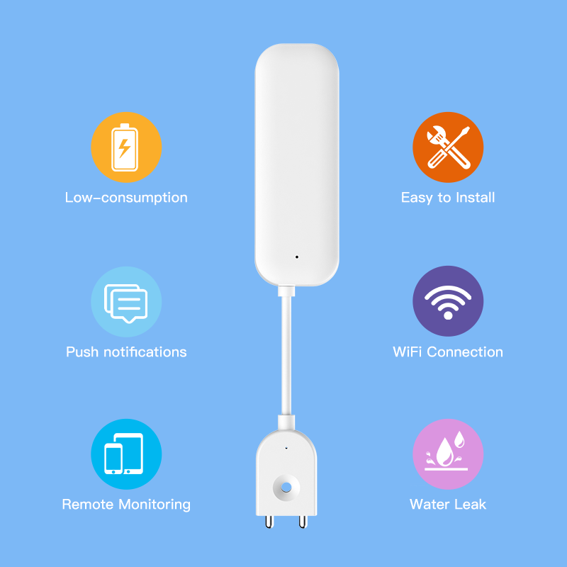 Tuya WiFi ZigBee Water Sensor  - Home Security Alexa reseña y precio
